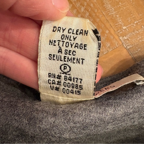 Diane von Furstenberg Gray Wool Sheath Dress Quiet Luxury Minimalist Size 4 - Picture 7 of 9